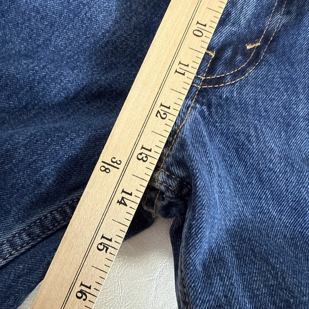 Levis 550 Men's 44x30 Relaxed Fit Dark Wash Cotton 5 Pocket Jeans